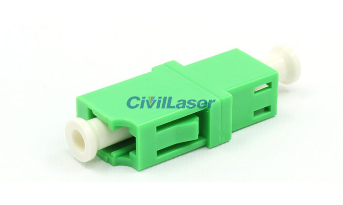 Multimode Singal Core Low Insertion Loss LC Plastic Fiber Optic Adapter